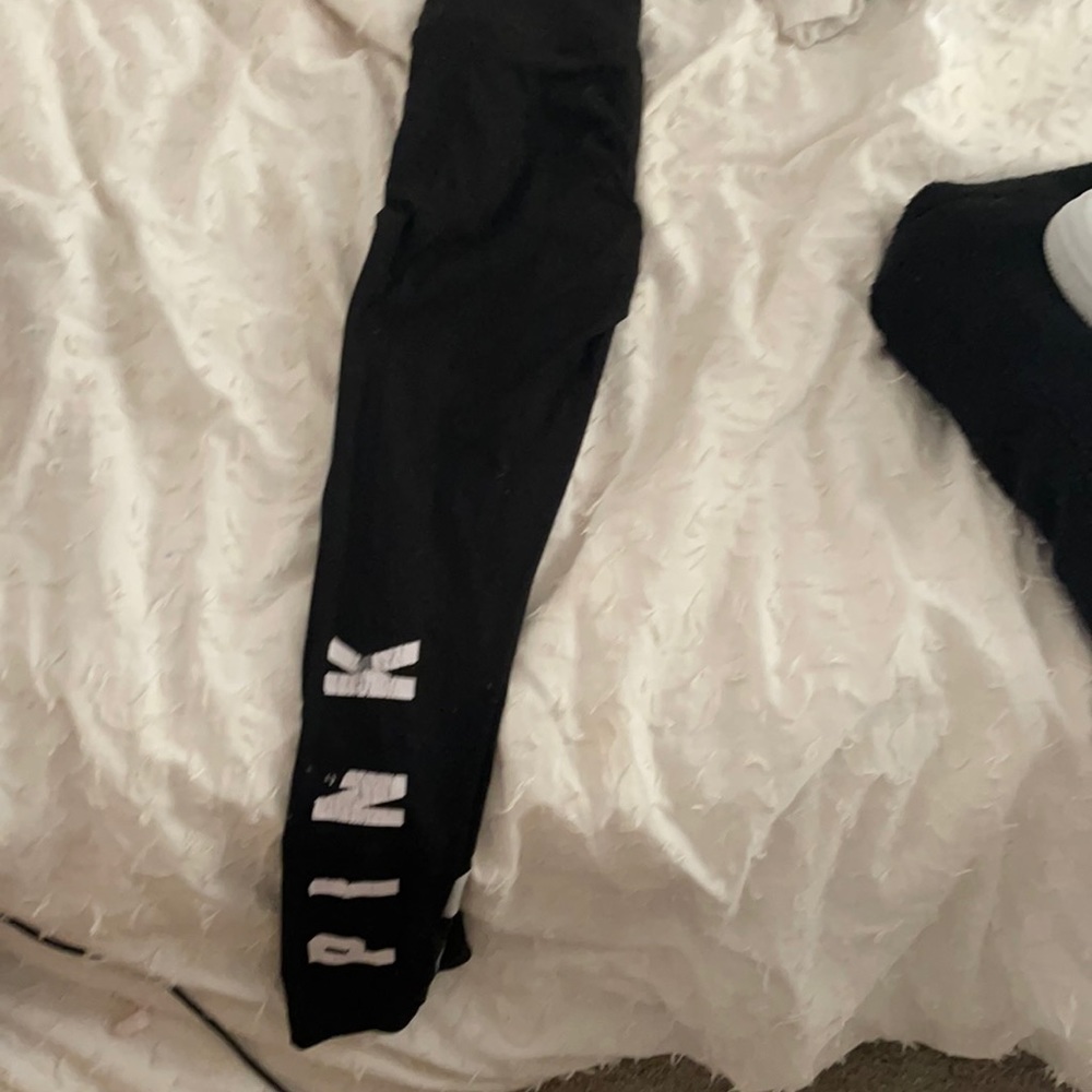 Pink yoga pants